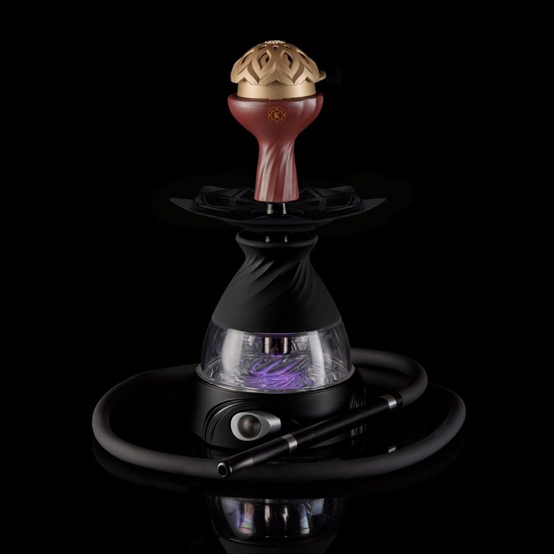 Kaloud Krysalis Calix complete hookah system in black