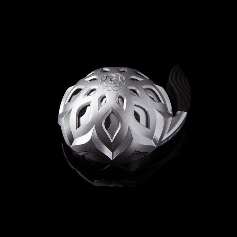 Kaloud Lotus III aluminium heat management device, top down
